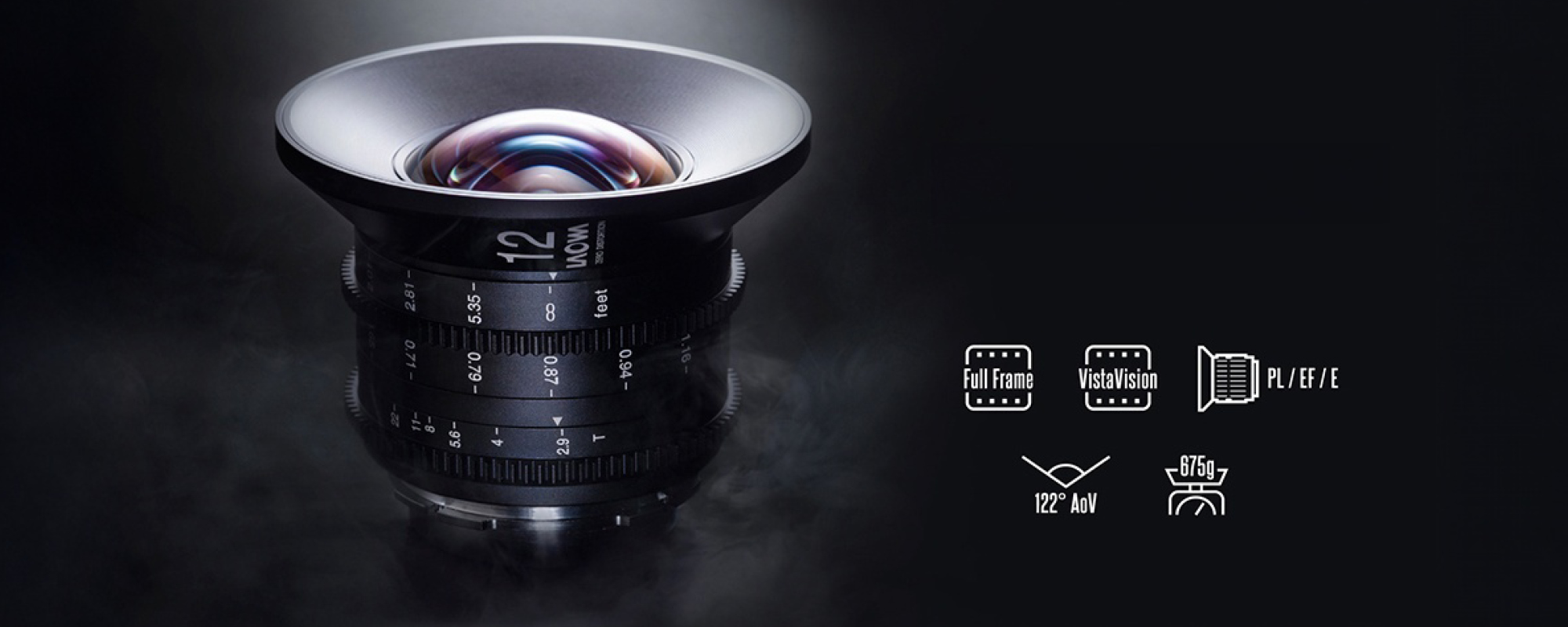 Obiektyw Venus Optics Laowa 12 mm T2,9 Zero-D Cine (ft) do Arri PL zdęcie produktowe